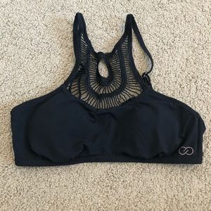 CALIA black halter swimsuit top!!